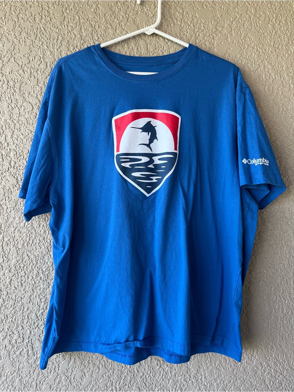 Columbia Royal Blue Graphic Logo Tee